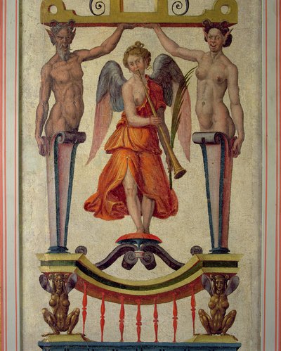 Arabesque panel, that may have come from Nonsuch Palace, 16th century by Toto